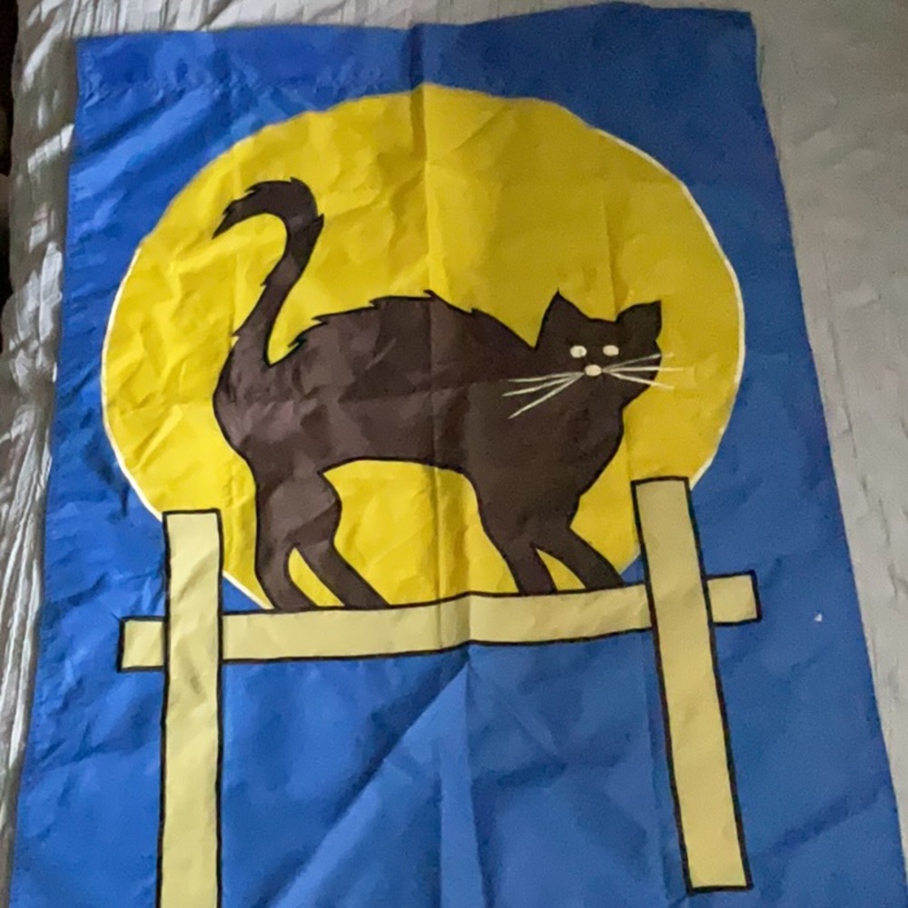 Halloween Cat Flag